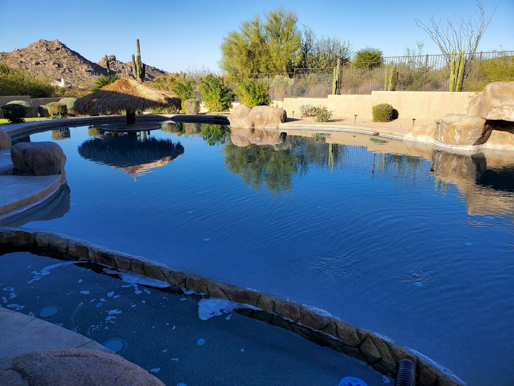 pool evaporation levels Arizona